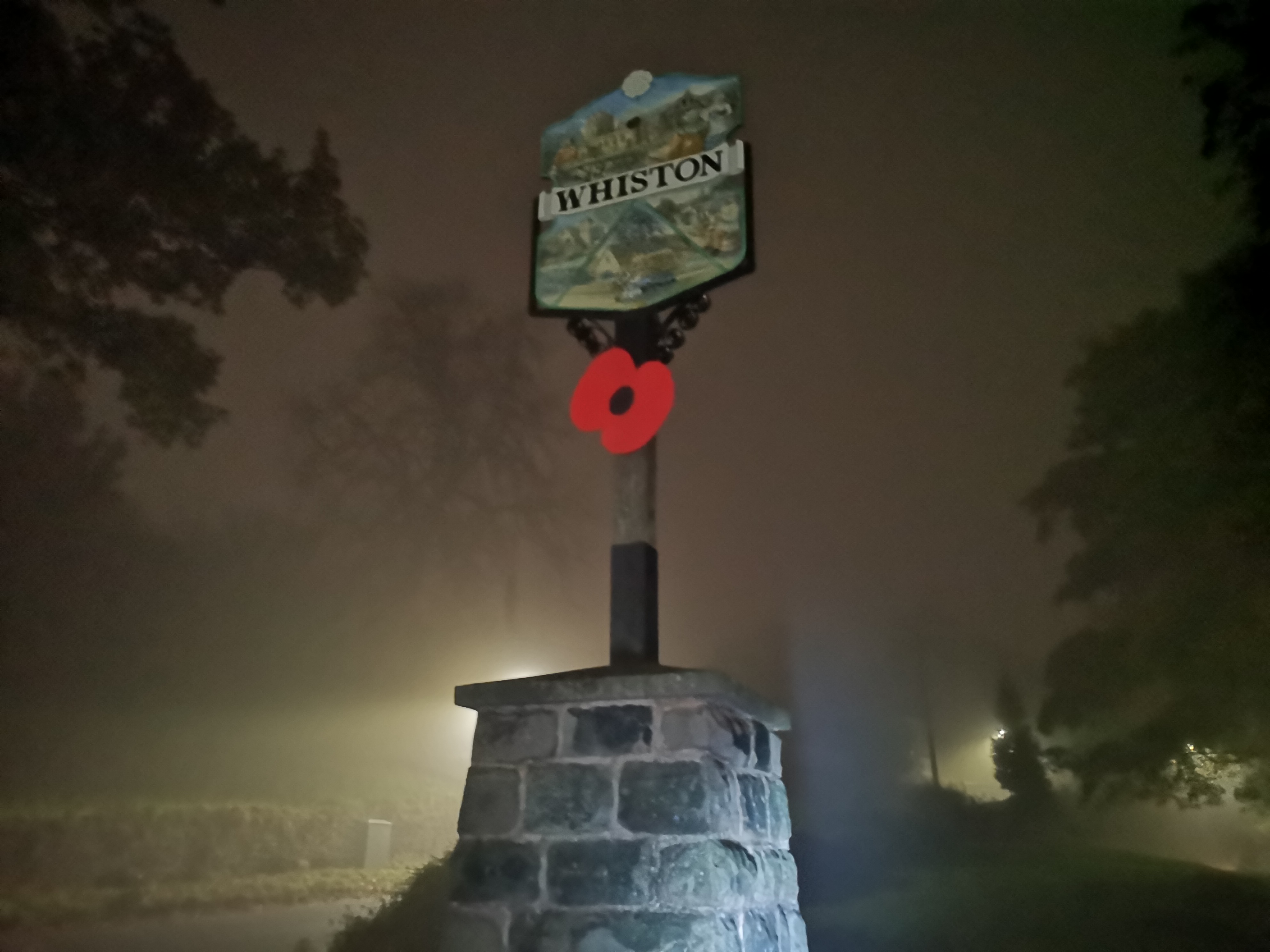 Sign Remembrance Poppy